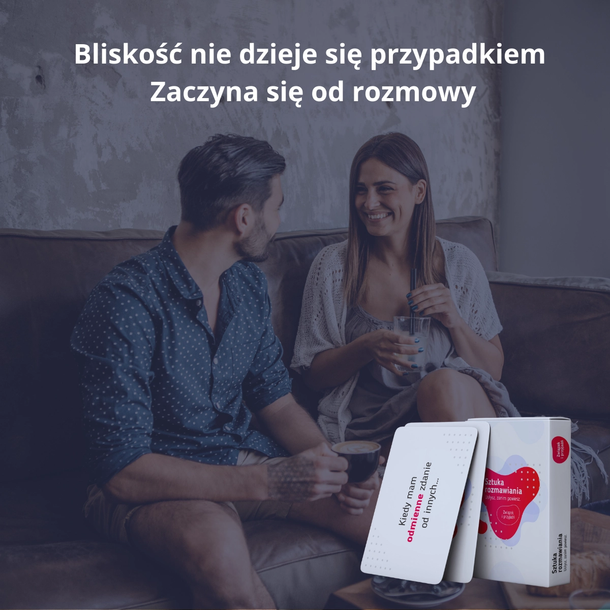 karty do rozmowy Sztuka rozmawiania – pomysł na spędzanie czasu ze znajomymi, przyjaciółmi i partnerem poprzez pogłębiające rozmowy