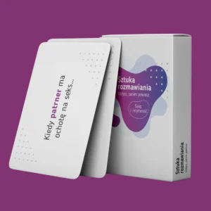 Karty do rozmowy „Sztuka rozmawiania – Seks i intymność”