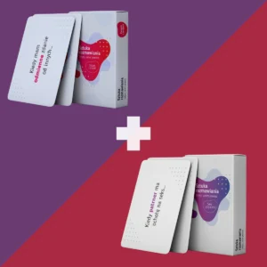 Zestaw 2 talii kart do rozmowy Sztuka Rozmawiania